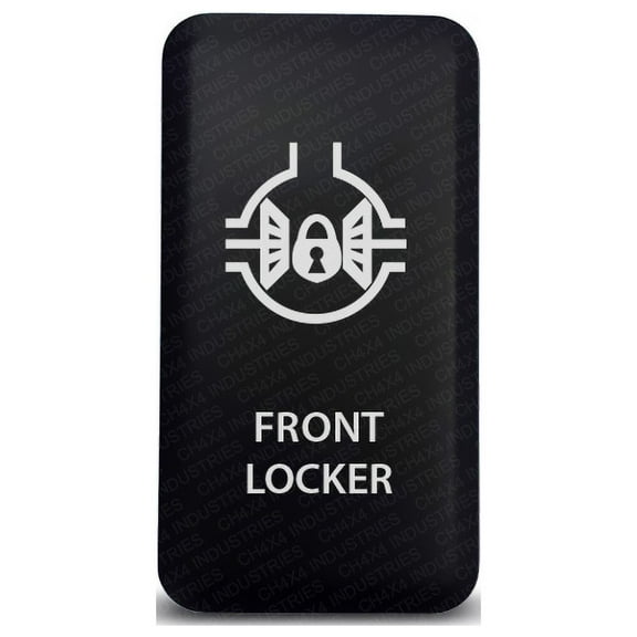 CH4x4 Toyota Push Switch Front Locker Symbol - White LED