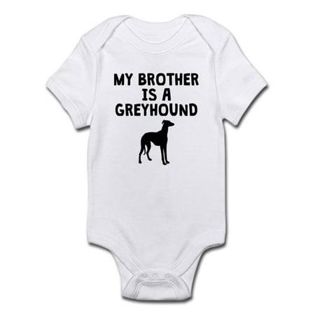 

CafePress - My Brother Is A Greyhound Body Suit - Baby Light Bodysuit