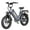 AQ177 Pro Max 48V60AH Gray, variant on AQ177 Pro Max Electric Bike for Adults,1000W Peak Motor,48V 60Ah Battery,Up to 200-Mile PAS Range,33 MPH,20"x4.0" Fat Tires