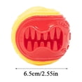 thumbnail image 3 of Interactive Dog Toys Treat Ball for Aggressive Chewers Rubber Dog Ball with Dog Teeth Dental Care for Home and Play, 3 of 5