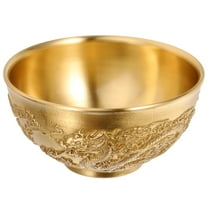 BESTYASH Golden Brass Decorative Bowl Set for Home Decor, Stylish Piece for Living Room and Table Display