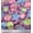 Violet, variant on Soimoi Cotton Duck Fabric Leaves & Wild Flower Print Sewing Fabric Yard 42 Inch Wide
