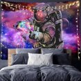 thumbnail image 2 of Liangnv Tapices De Astronauta Tapiz De Pared Tapiz Hippie Bohemio Tapiz Espacial De Fantasía Colgante De Pared Trippy Galaxy Planet Arte De Pared para Decoración De Dormitorio, 2 of 5