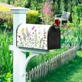 thumbnail image 2 of Spring Flower Mailbox Magnetic Cover Standard Size 18x21 Inch Pink Daisy Watercolor Floral Mail Box Wrap Summer Flower Mailwraps Botanical Waterproof Post Box Cover Outdoor Garden Yard, 2 of 6