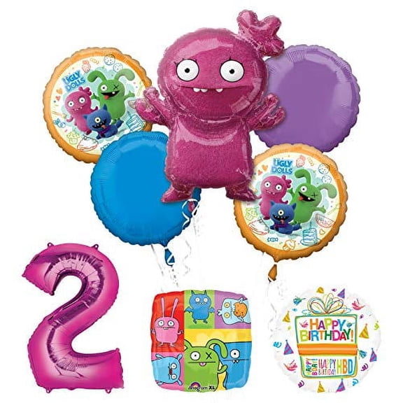 Ugly Dolls 2nd Birthday Party Supplies Balloon Bouquet Decorations