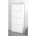 thumbnail image 2 of Tvilum Capri 4 Drawer Shoe Cabinet in White, 2 of 2