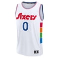 thumbnail image 2 of Men's Fanatics Tyrese Maxey White Philadelphia 76ers 2024/25 Fast Break Player Jersey - City Edition, 2 of 3