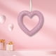 thumbnail image 3 of Corona de corazón Corona de San Valentín Decoración del día de San Valentín Guirnalda de amor romántica Frente Rosa, 3 of 6