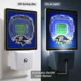 thumbnail image 4 of YouTheFan NFL Baltimore Ravens StadiumView Nite Light, 4 of 4