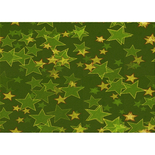 Ahgly Tapis Rectangulaire Lavable en Machine Intérieur Transitionnel Vert Forêt Foncé, 2 Pieds x 5 Pieds