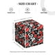 thumbnail image 4 of Balery Graffiti Valentine Day Porta Pañuelos de Cuero con Estampado – Funda Moderna Cuadrada para Caja de Pañuelos, Dispensador 5x5x5'', 4 of 7