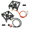 thumbnail image 3 of Outdoor Cast Iron Camping Stove Propane Gas Burner With Pressure Reducing Valve Cooking Accessories, 3 of 9