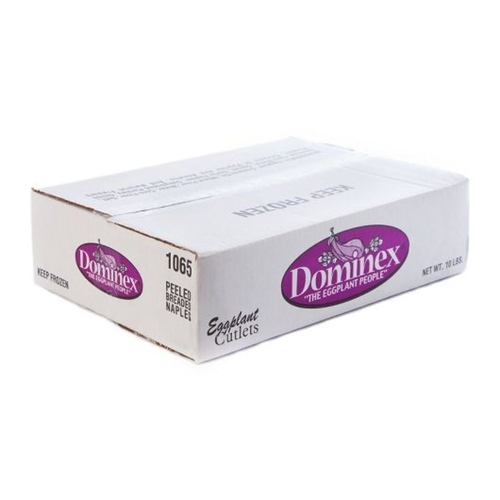 Dominex Naples Breaded Peeled Eggplant Cutlet, 5 Pound -- 2 per case