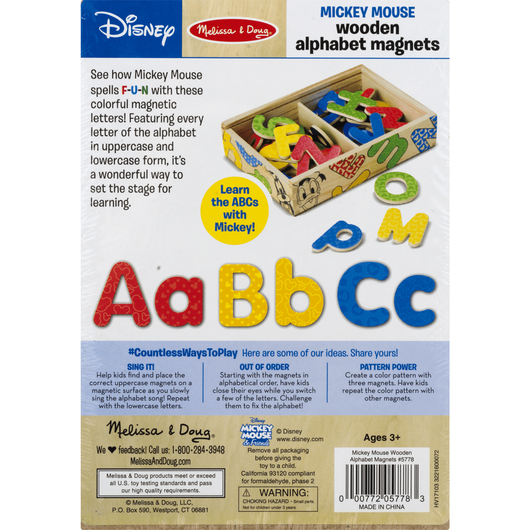 melissa and doug alphabet magnets