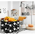 thumbnail image 2 of TXCENY Rectangular Kids Storage Basket Gift Basket Baby Storage Basket Cute Kids Toy Storage Bin Organizer Shelf Book Basket Room Decor(Black Ghost), 2 of 8