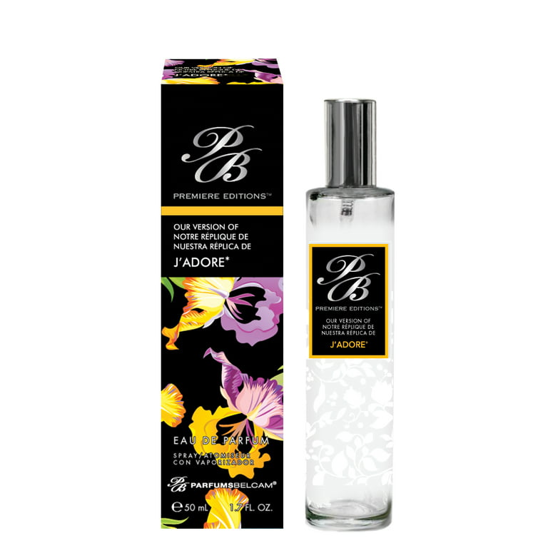 PB ParfumsBelcam Premiere Editions Version Eau de Parfum Spray for Women, J'adore, 1.7 Fluid Ounce