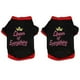 thumbnail image 1 of Camisas para perros Chaleco con estampado de letras para perros pequeños y grandes Disfraz con eslogan Pijamas para perros Regalo para cachorros Ropa para mascotas Mamá's Boy-L, 1 of 5