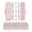 Ice Cream Cones Pattern, variant on Plastic Pencil Box Large Capacity Pencil Boxes Clear Boxes with Snap-Tight Lid Stylish Office Supplies Storage Organizer Box Ice Cream Cones and Shooting Stars