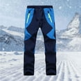 thumbnail image 5 of Gamivast Snow Pants Boys Girls Winter Waterproof Fleece Lined Pants with Zipper Pockets Outdoor Thermal Hiking Pant Softshell Warm Insulated Trousers, 5 of 8