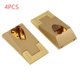 thumbnail image 2 of 4PCS Wardrobe Clothes Tube Support Heart Shape Closet Rod Pole End Bracket Holder Furniture Hanging Pole Flange Base Hardware, 2 of 11