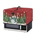 thumbnail image 7 of TSOVTHRID Air Fryer Toaster Oven Dust Cover, Winter Protective Countertop Microwave Oven Cover for Home Indoor Christmas Decor, Snowman Christmas Tree Cane Candy Print, 20.9"W x 15.7"D x 12.4"H, L, 7 of 7