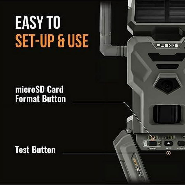 Cellular Trail G36 Spypoint Twin Pack SPYPOINT Flex-Plus Cellular Trail  Camera, 36MP Photos And 1080p