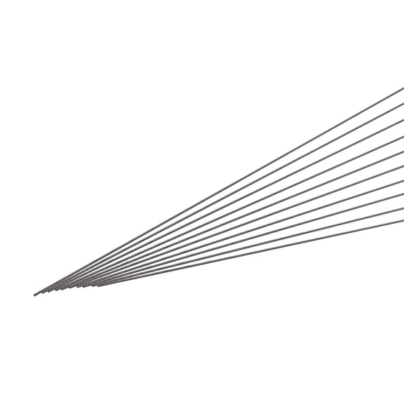 Carbon Fiber Rod Pole, 0.5mm x 300mm for RC Car Plane DIY Tool Wing Tube Quadcopter Arm, Pack of 15