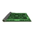 thumbnail image 2 of Ahgly Company Indoor Rectangle Oriental Emerald Green Traditional Area Rugs, 5' x 7', 2 of 4