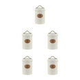 thumbnail image 3 of Youkk Durable Kitchen Canister Designed To Last And Ingredients Fresh Space-Saving Metal Kitchen Storage Jars Jars Kitchen Beige tea 5Set, 3 of 6
