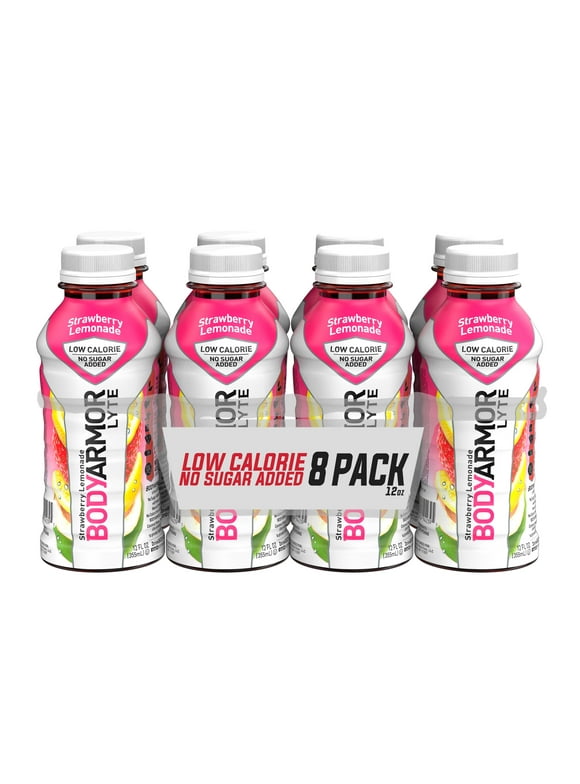 BODYARMOR LYTE Sports Drink Strawberry Lemonade, 12 fl oz, 8 count