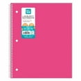 Pen+Gear Poly 1Subject Notebook, College Ruled, 9" x 11", 100 Sheets