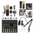 thumbnail image 2 of Microphone Kits With Live Sound Card(Optional),Suspension Scissor Arm,Shock Mount And Pop Filter For Studio Recording ,Easy to Operate, 2 of 7