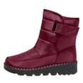 thumbnail image 2 of Oyedens Winter Snow Boots for Women Men Waterproof Lined Warm Mid Calf Ski Skiing Short Boots, 2 of 8