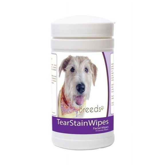 Healthy Breeds 840235181859 Glen of Imaal Terrier Tear Stain Wipes - 70 Count