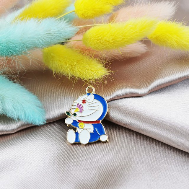 JHBS Aleación De Dibujos Animados diy Accesorios Doraemon Colgante Lindo Material De Joyería