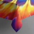 thumbnail image 3 of Colorful Rainbow Tie Dye Spiral Pattern Rectangle Tablecloth 60"x84",Waterproof Polyester Rectangle Table Cloth, Wipeable Spillproof Polyester Tablecloth for Dining, Camping, Indoor and Outdoor, 3 of 5