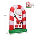 thumbnail image 3 of Patiojoy 7.5 FT Inflatable Santa Claus Archway Santa Christmas Decorations, 3 of 7