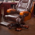 thumbnail image 4 of Leather Classy Office Chairs Design Pillow Elastic Desk Gaming Chair Lounge Normal Back Rest Sillas De Oficina Rome Furniture My Lux Decor Round, 4 of 26