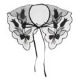 thumbnail image 2 of Cuello Desmontable de Blusa Macarena Decoración de Vestidos Suéteres Negro 02, 2 of 8