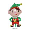 thumbnail image 3 of Globos de aluminio con diseño de feliz Navidad, decoración de pie, Papá Noel, muñeco de nieve, alce, globo inflable para niños, regalos de Navidad de Feliz Año Nuevo, 3 of 5