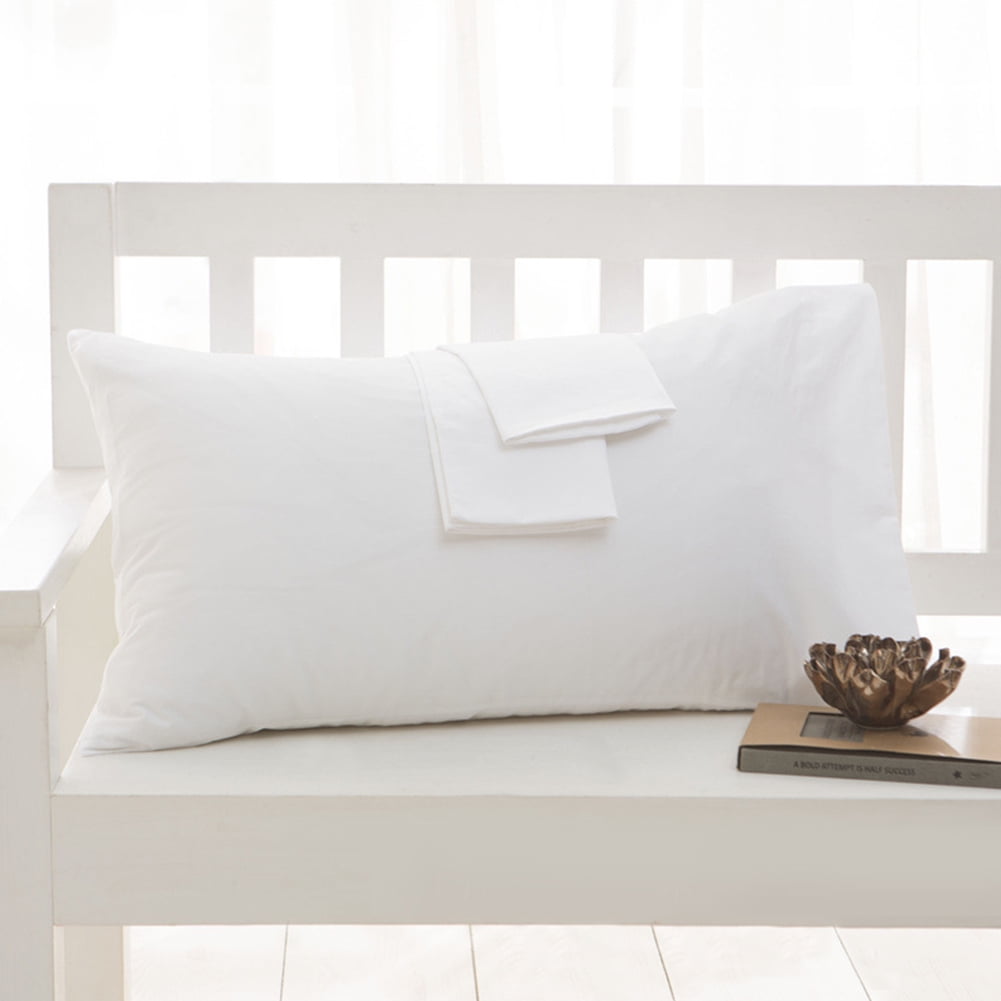 Soft Silk Pillowcase Waist Pillow Case Cushion Covers Bedding Home Decor 48x74cm 