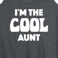 thumbnail image 3 of Instant Message - I'm The Cool Aunt - Women's Racerback Tank Top, 3 of 6