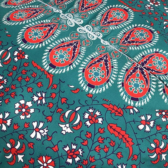 Large Mandala Floor Pillows Round Bohemian Meditation Cushion Cover Ottoman Pouf