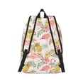 thumbnail image 3 of Balery Tropical Flamingo Pineapple Vintage Canvas Backpack for Men and Women - Large Capacity, Durable Travel Laptop Bag for School, Work, Hiking, and Outdoor Activities, 3 of 7