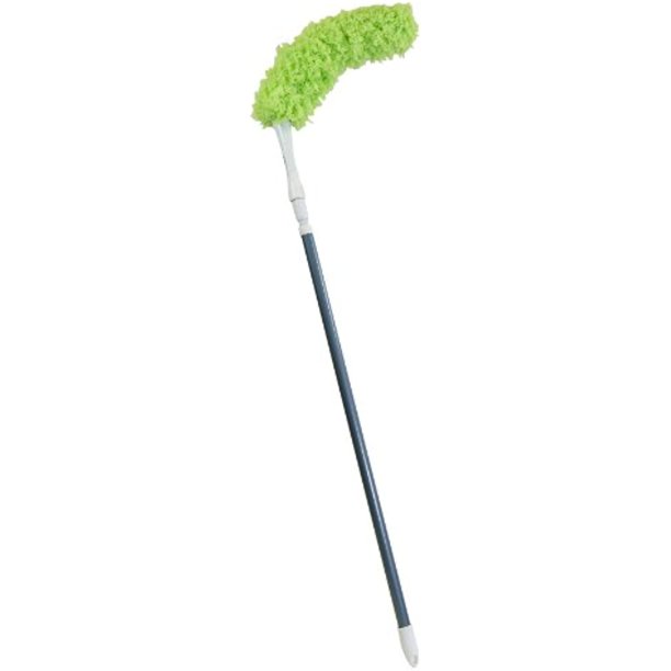 Quickie Adjustable Microfiber Duster, Flexible And Removable Head, For