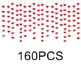 thumbnail image 3 of Jiibva 160pcs Red Felt Hearts Decorations Hanging String Garland, No DIY Galentines Day Decorations, Valentines Day Decorations for The Home Valentine's Day Party, 3 of 7