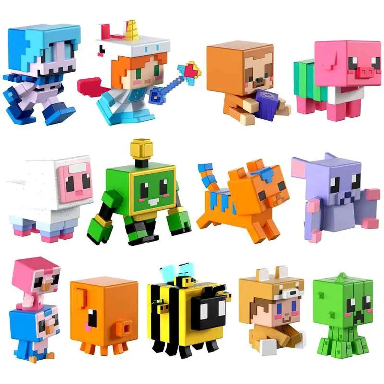 Minecraft Cute Series 18 LOT of 3 Mystery Packs