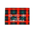 thumbnail image 1 of Inteprter Manteles individuales de Navidad para fiesta, banquete, comedor, posavasos, patrón impreso, cubierta de escritorio, adorno, decoración de Kits de decoración para fiestas Copo de nieve Inteprter HA068892-01, 1 of 6