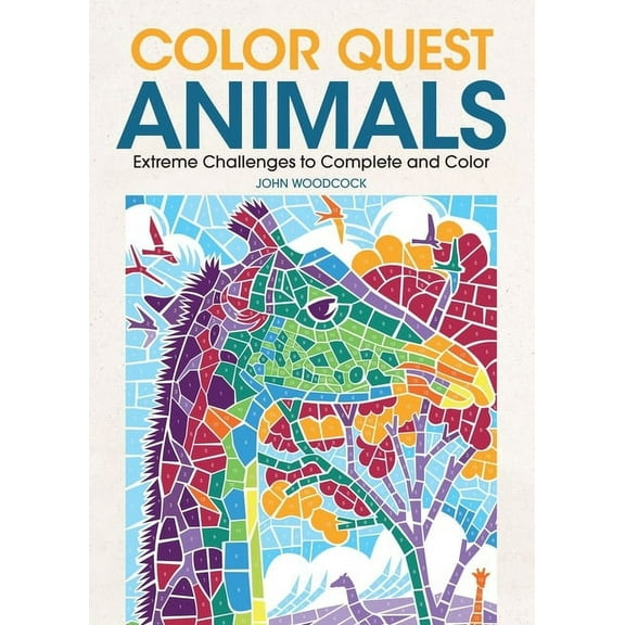 Color Quest: Color Quest Animals: Extreme Challenges to Complete and Color (Paperback)