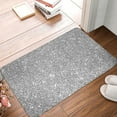thumbnail image 5 of Fotbe Extra Durable Door Mat - Dirt Trapping Outdoor Welcome Mats - Non-Slip Outdoor Door Mats - Low Profile Front Door Mat - Indoor (16" x 24", GlitterSilver ), 5 of 9